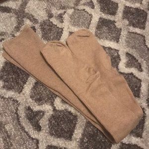 NWOT Brown knee high socks